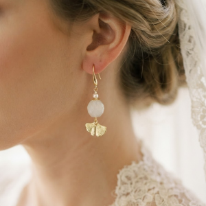 Boucles d'oreilles ginko