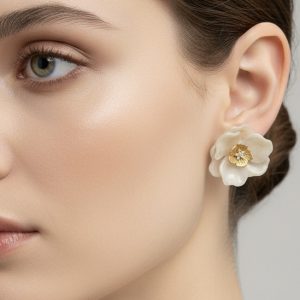 Boucles d’oreilles bégonia