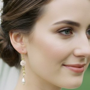 Boucles d’oreilles lierre