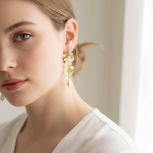Boucles d’oreilles Marguerite